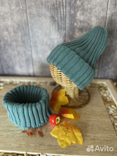 Детская шапка и снуд