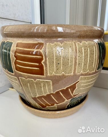 Горшки керамика большемеры
