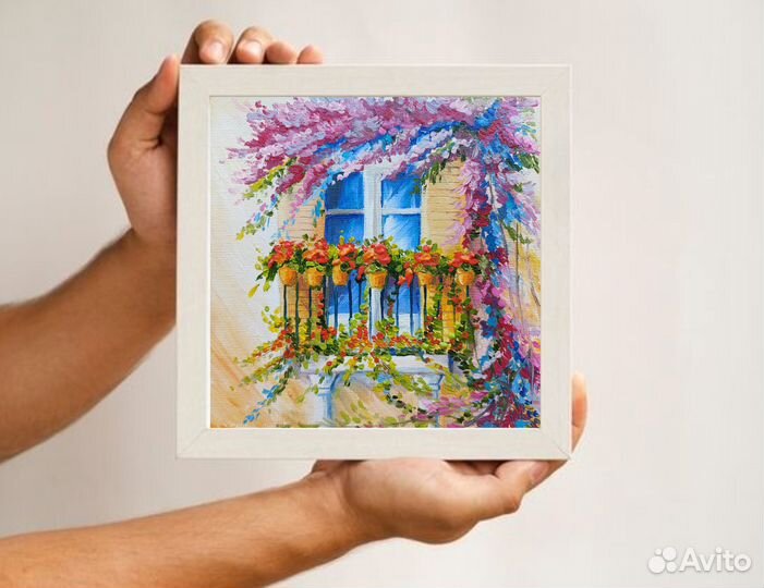 Картина с окном 
