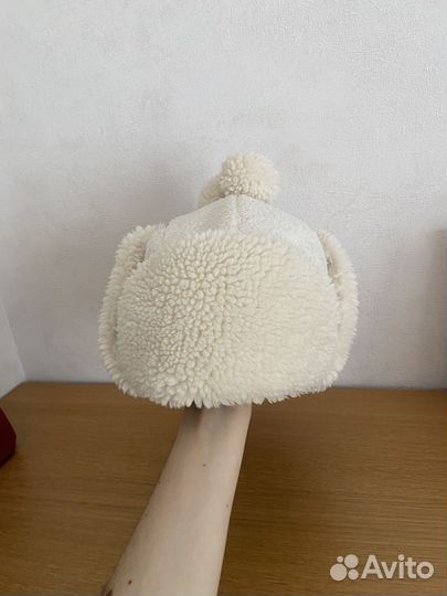 Шапка ушанка под овчину