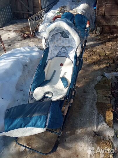 Коляска санки