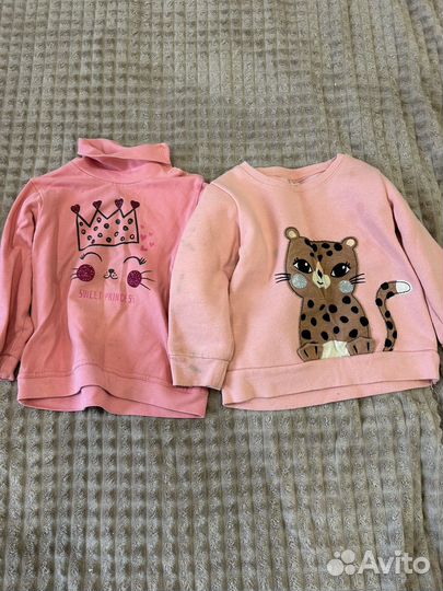 Вещи пакетом на девочку 86 92 98