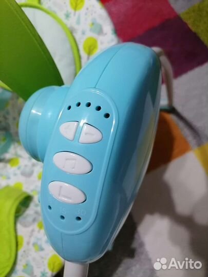 Детские электронные качели шезлонг