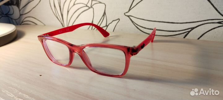 Очки (оправа) Ray-Ban RY1652 3687 Transparent Red