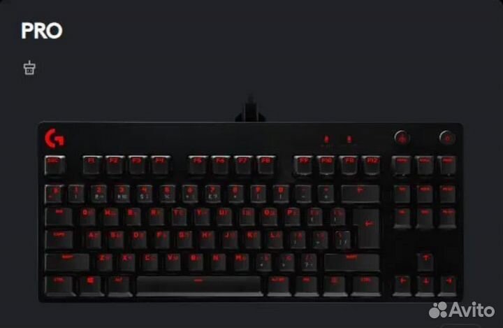 Игровая клавиатура logitech pro