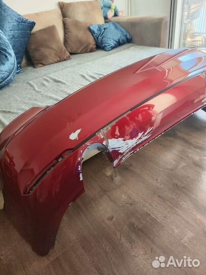 Бампер задний родной фольцваген поло 2017 г