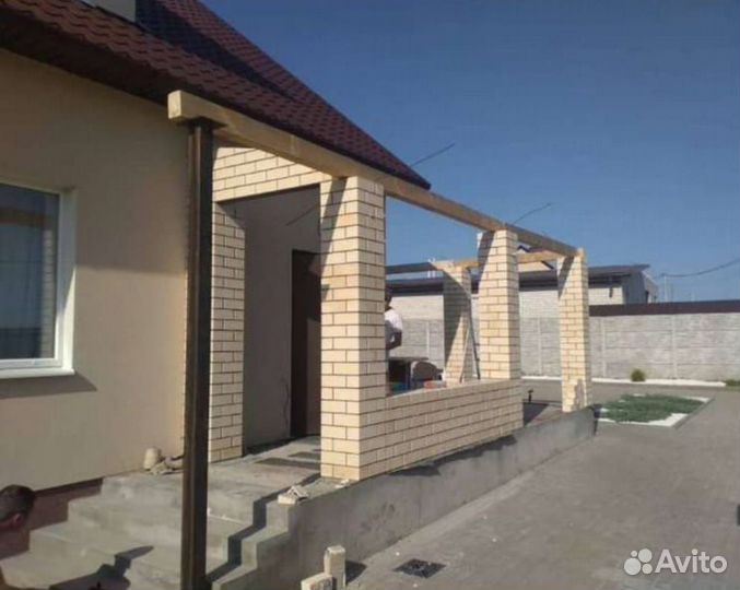 Строительство ремонт домов пристроек беседок бань