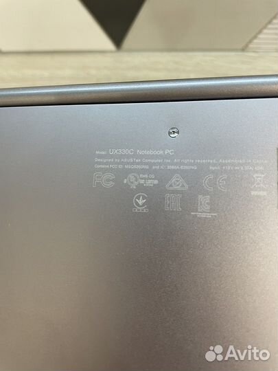 Asus zenbook i7/IPS 13,3/8gb/256/1.2кг ux330c