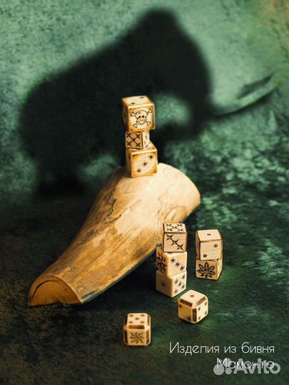 Зарики(кубики) из бивня мамонта