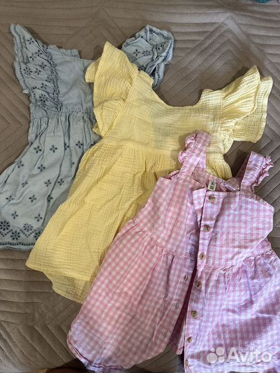 Детские вещи пакетом на девочку 98 104