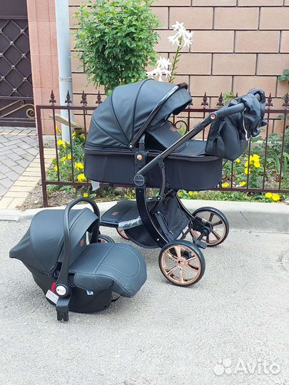 Коляска 3в1 Новая Star 2023 (Black Black)