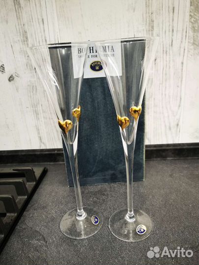 Бокалы для шампанского богемия