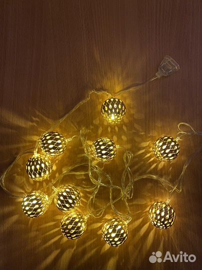 Гирлянда новогодняя шарики