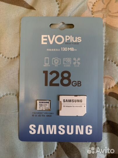 Samsung EVO Plus microsdxc 128 гб