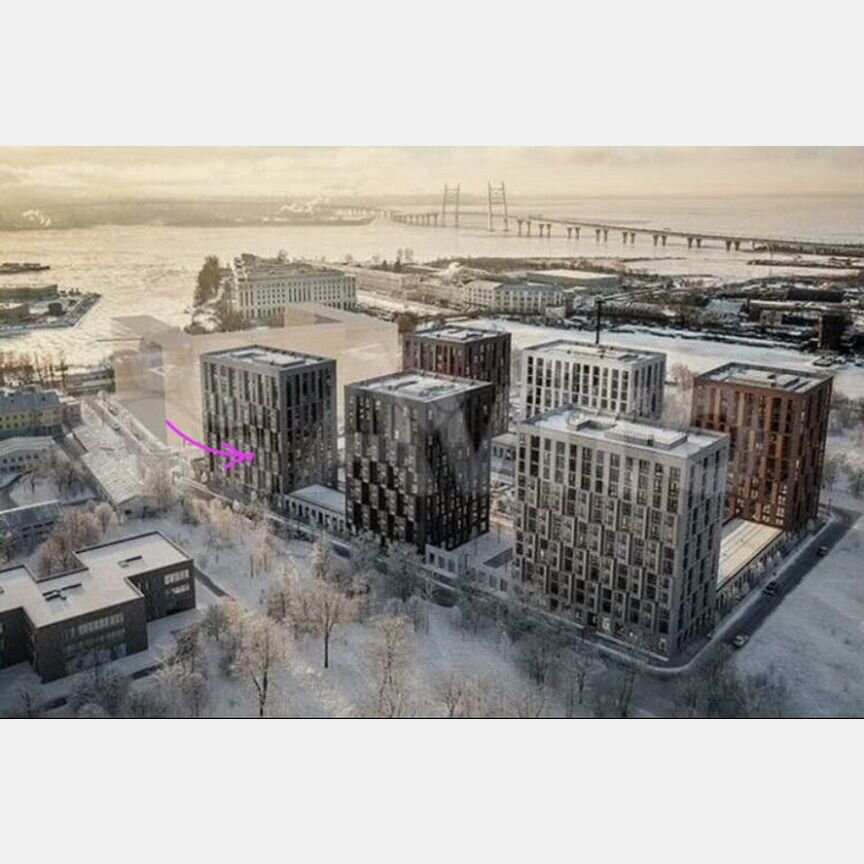 1-к. квартира, 36,9 м², 4/12 эт.