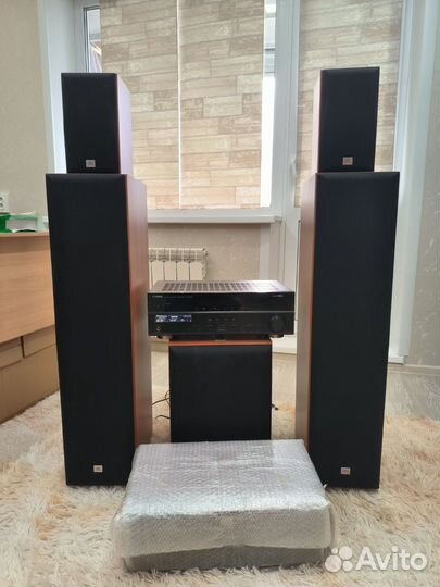 JBL Northridge E Series + Yamaha HTR-3063