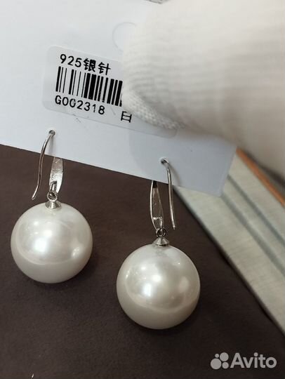 Серьги с жемчугом