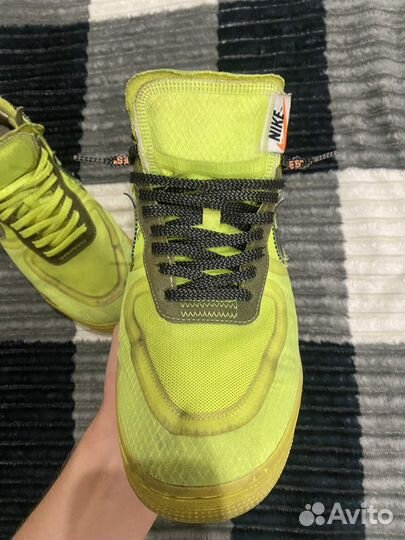 Nike air force 1 off white volt