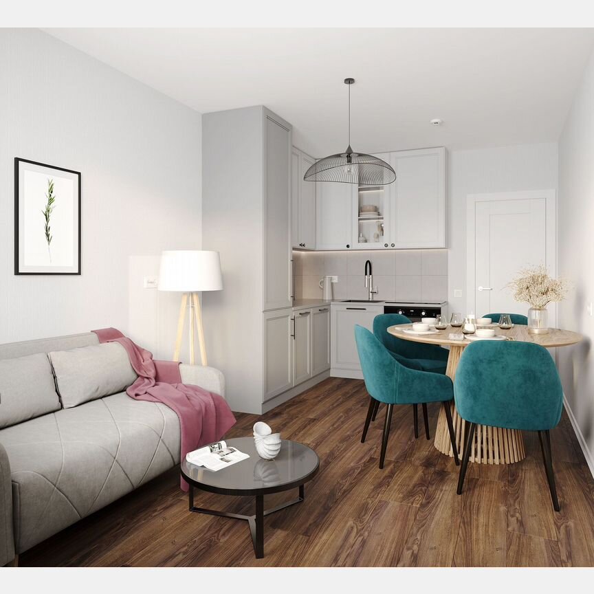 2-к. квартира, 48,6 м², 10/23 эт.