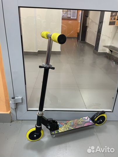 Самокат снегокат 2 в 1