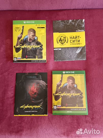Диск с игрой Cyberpunk 2077 на Xbox