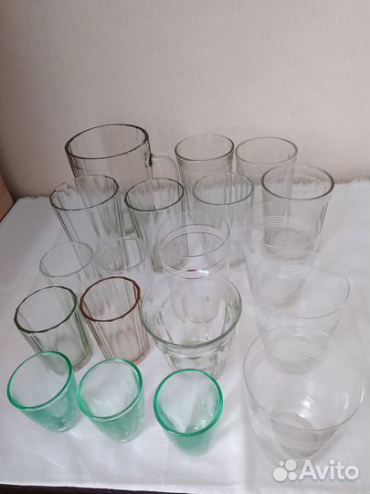 Стеклянная посуда из СССР