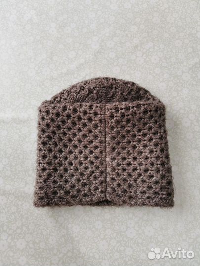 Шапка женская вязаная зимняя