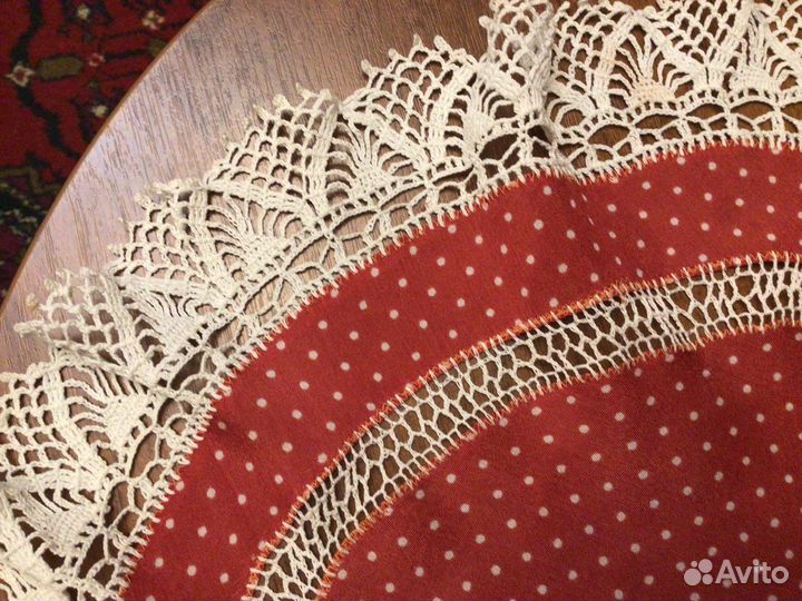 Салфетка ф60 см, винтаж СССР