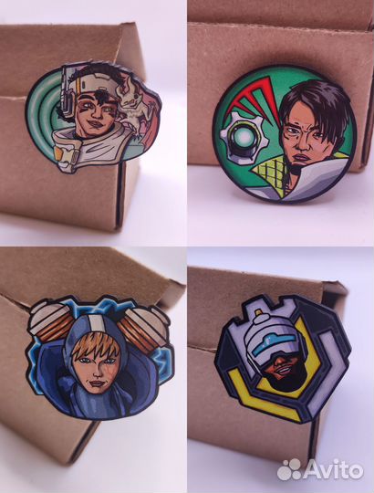 Деревянный значок по игре Apex Legends