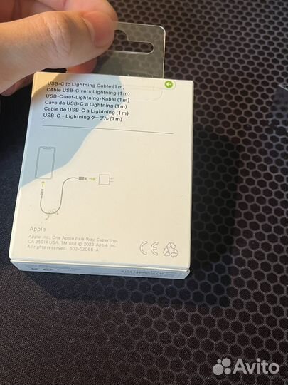 Кабель apple lightning usb c