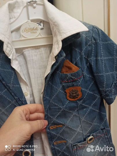 Пиджачок с рубашкой