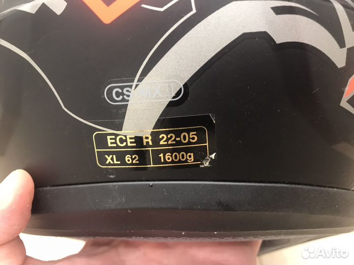 Кроссовый шлем HJC