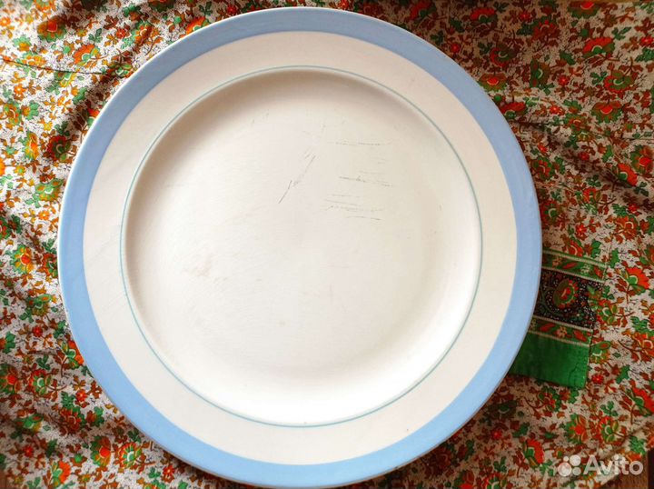 Большое круглое блюдо СССР