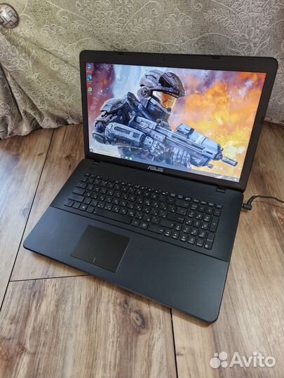 Мощный Asus/17.3/Core i3/SSD/OZU 6GB/GeForce 820m