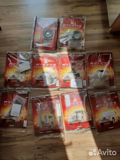 Детали модели победа газ м 20 1:8 deagostini