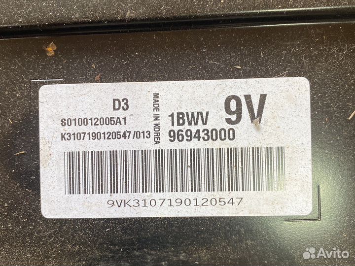 Эбу мозги Daewoo Matiz