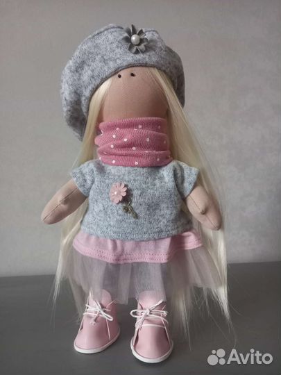 Интерьерная кукла ручной работы tilda