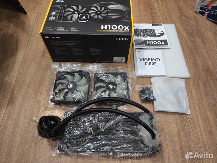 Система охлаждения Corsair H100x на гарантии днс