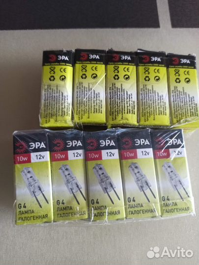 Лампа галогенная G4 10w 12 v 