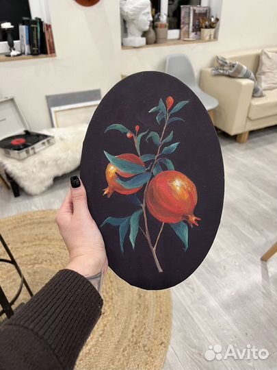 Картина Гранаты 30 см