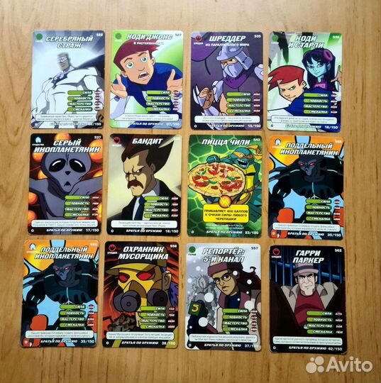 Карточки черепашки ниндзя братья по оружию