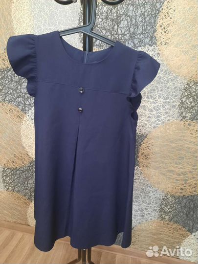 Школьная форма для девочки синяя