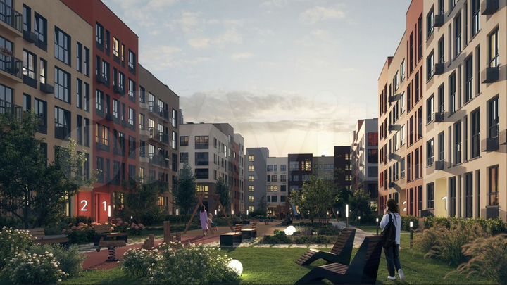 2-к. квартира, 58,8 м², 1/5 эт.