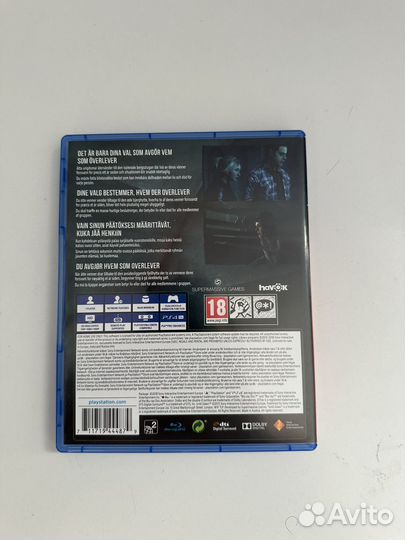 Until dawn ps4 диск