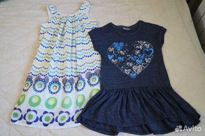 Легкий летний сарафанчик, платье-туника р-р 134