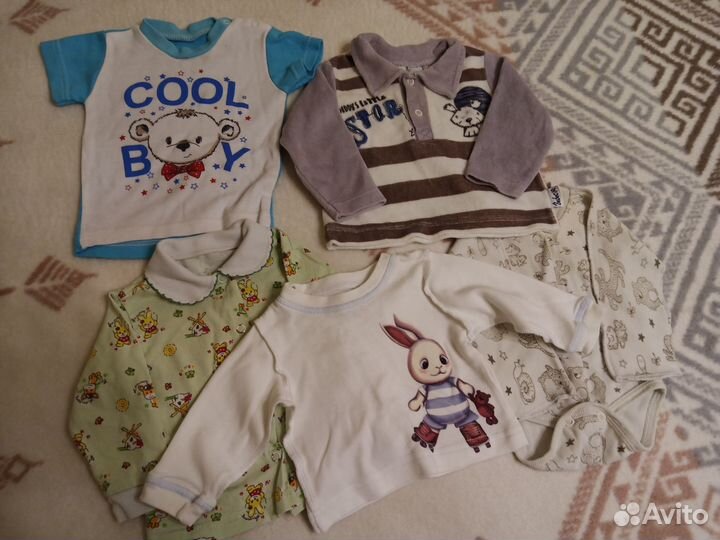 Одежда на мальчика пакетом 3-9 мес