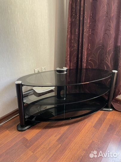 Стеклянная тумба под тв,размер 90/50