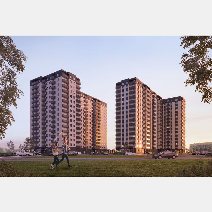 2-к. квартира, 44 м², 15/16 эт.