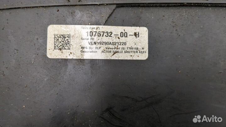 Жалюзи радиатора Tesla Model 3, 2019