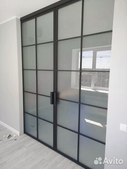 Перегородки в стиле лофт из стали